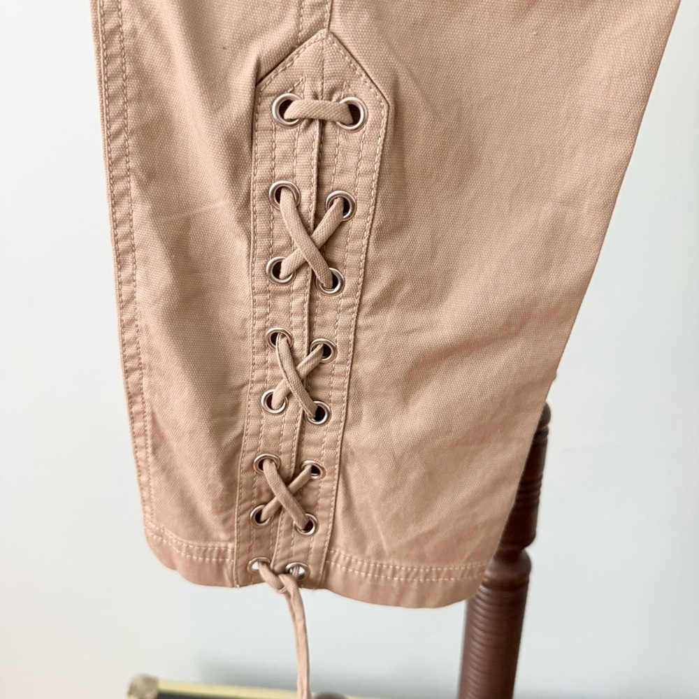 ✨ Marissa Webb Gia Pant Sandshell High Waist Paperbag Utility Pant Size 6 ✨ - Picture 6 of 12
